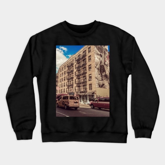 Lafayette St, Manhattan, New York City Crewneck Sweatshirt by eleonoraingrid